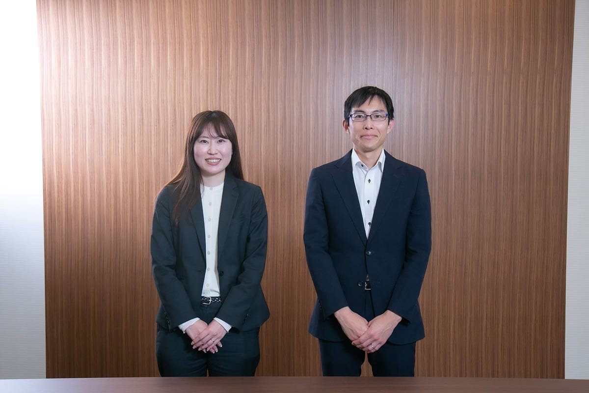 角田貴洋氏と原田奈波氏