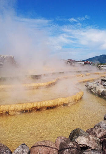 小浜温泉の湯棚